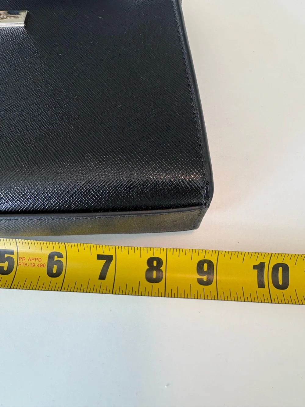 Kate Spade small black saffiano Leather with gold crossbody bag